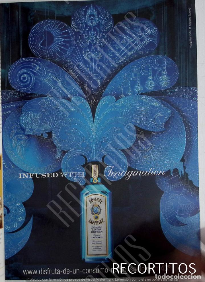Coleccionismo de revistas y peri&oacute;dicos: bombay sapphire gin ginebra anuncio publicidad