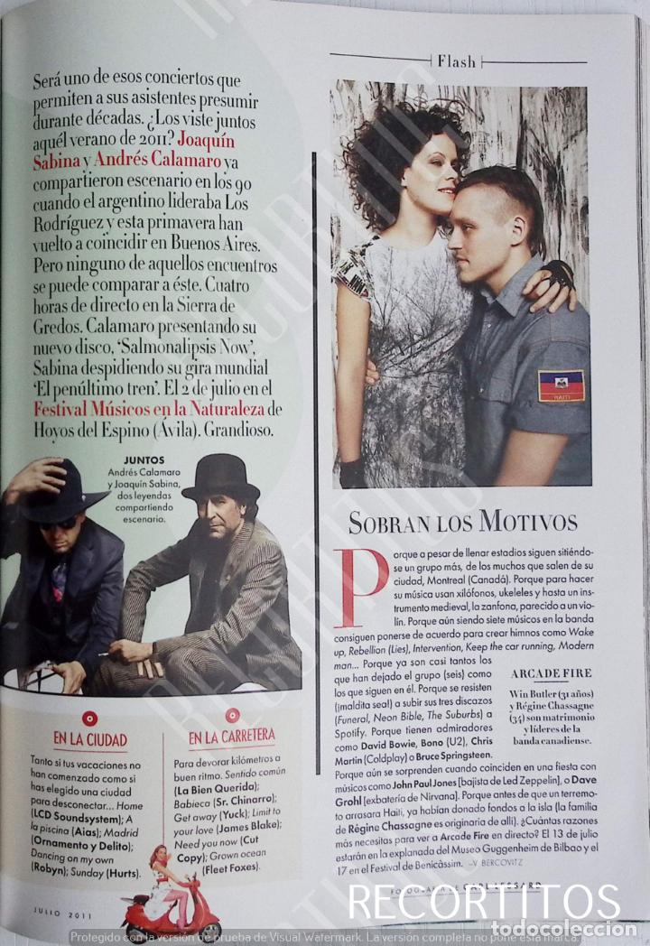 Coleccionismo de Revistas y Peri&oacute;dicos: andres calamaro joaquin sabina arcade fire