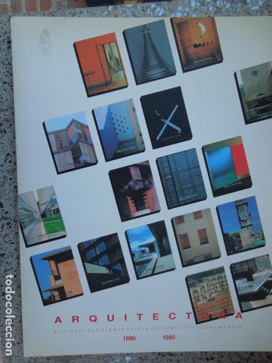 Sammeln von Zeitschriften und Zeitungen: ARQUITECTURA REVISTA COL. OFICIAL ARQUITECTOS MADRID - 1986-1990 - VER INDICES