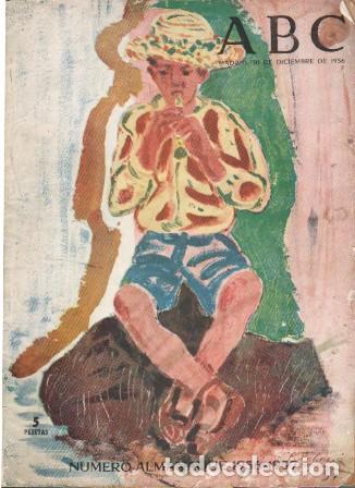 Coleccionismo de Revistas y Peri&oacute;dicos: REVISTA ABC. 30 DE DICIEMBRE DE 1956 NUMERO ALMANAQUE 1956-1957 - A-REV-2555