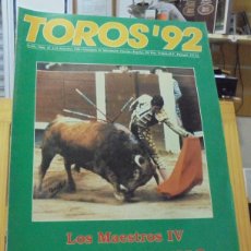 Coleccionismo de Revistas y Periódicos: TOROS ' 92. Nº 43, 6 - 12 / DICIEMBRE. LOS MAESTROS (IV) PACO CAMINO. Lote 401422509