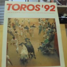 Coleccionismo de Revistas y Periódicos: TOROS ' 92. Nº 22, 5 - 11 / JULIO 1988. LOS SANFERMINES. Lote 401425619