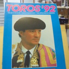 Coleccionismo de Revistas y Periódicos: TOROS ' 92. Nº 23, 12 - 18 / JULIO 1988. RONDA 16 DE JULIO: SOLO PARA AFICIONADOS. Lote 401425849