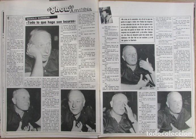 Coleccionismo de Revistas y Peri&oacute;dicos: RECORTE REVISTA SEMANA 2323 1984 MANOLO SUMMERS. PRINCESA ELIZABETH DE TORO