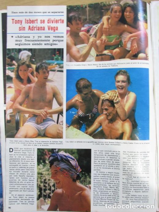 Coleccionismo de Revistas y Peri&oacute;dicos: RECORTE REVISTA SEMANA 2323 1984 TONY ISBERT