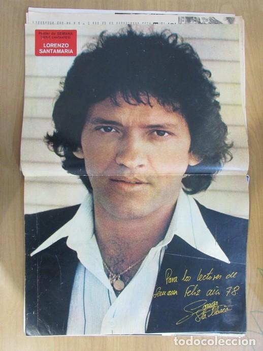 Coleccionismo de Revistas y Peri&oacute;dicos: RECORTE REVISTA SEMANA 1979 1978 P&Oacute;STER CENTRAL DE LORENZO SANTAMAR&Iacute;A.