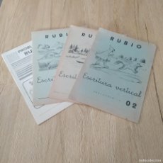 Coleccionismo de Revistas y Periódicos: LOTE 4 CARTILLAS RUBIO NUEVAS. AÑOS 1962, 1963 (2) Y 1973. Lote 401526849