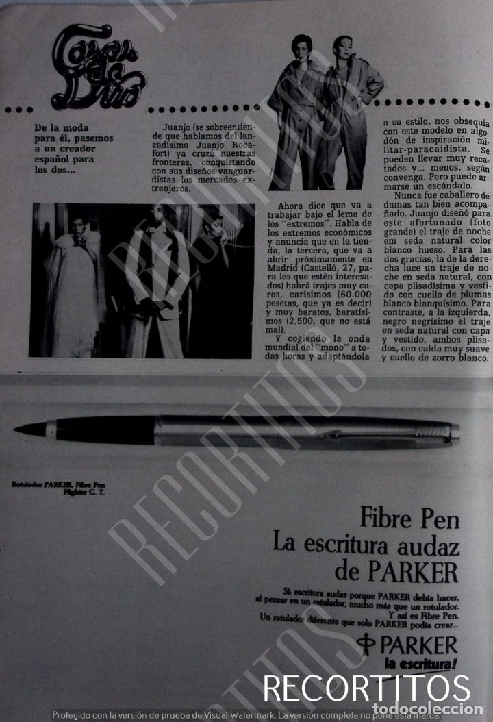 Coleccionismo de Revistas y Peri&oacute;dicos: parker estilografica anuncio publicidad juanjo rocafort