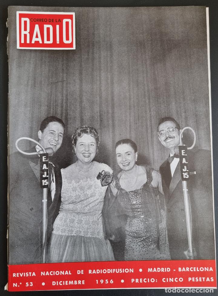 Coleccionismo de Revistas y Peri&oacute;dicos: REVISTA CORRE DE LA RADIO 1956 CARMEN BRITO PILAR MONTERO ALBERTO NADAL ROMY SCHNEIDER