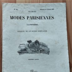 Coleccionismo de Revistas y Periódicos: LES MODES PARISIENNES, JOURNAL DE LA BONNE COMPAGNIE Nº 501 - 2 OCTUBRE 1852 - PARIS. Lote 401890029