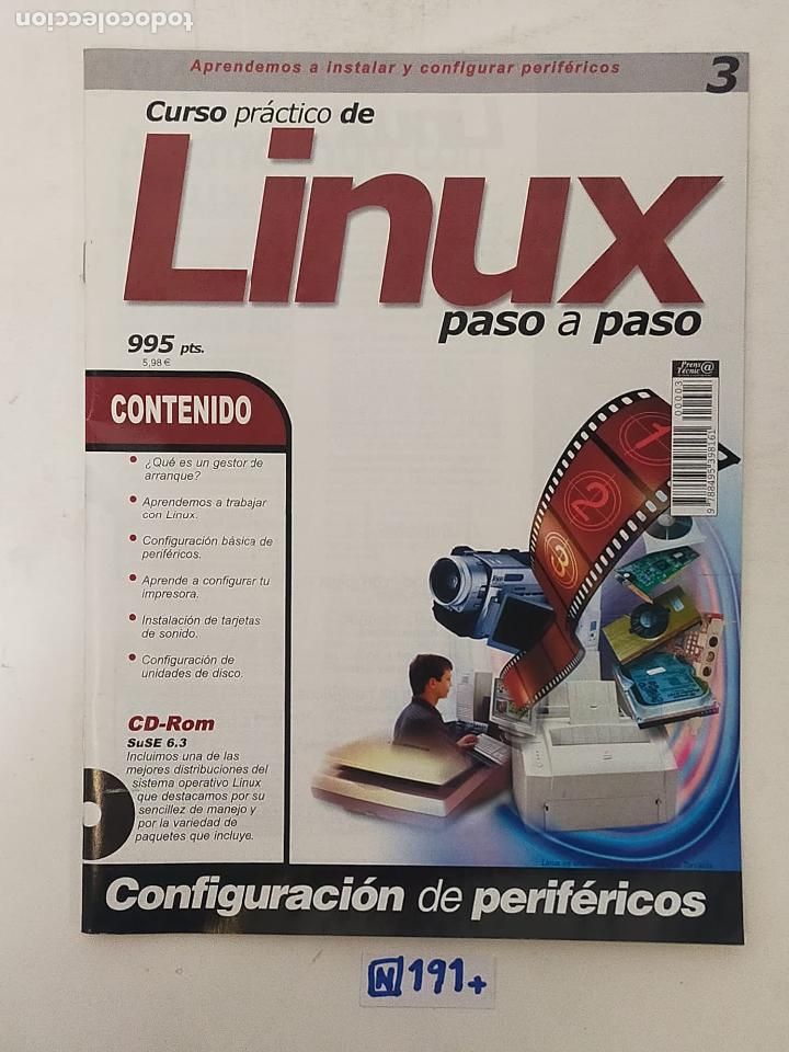 Coleccionismo de revistas y peri&oacute;dicos: Revista Curso Pr&aacute;ctico de Linux - Foto 1