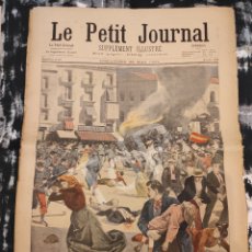 Coleccionismo de Revistas y Periódicos: LE PETIT JOURNAL Nº 549 (26/5/1901) BARCELONA MOTINES TAMBÉ REVERS OSO MARTIN. Lote 401941419