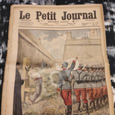 Coleccionismo de Revistas y Periódicos: LE PETIT JOURNAL - EXECUCIÓ INSURGENT A MONTJUÏC 17-11-1909. PORTADA LOLILLA CANTINERA GUERRA MARROC. Lote 401942194