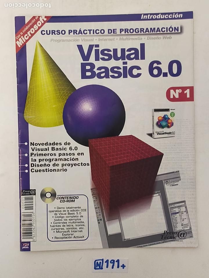 Coleccionismo de revistas y peri&oacute;dicos: Revista Visual Basic 6.0 N&ordm;1 - Foto 1
