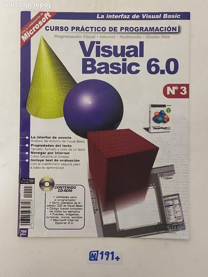 Coleccionismo de revistas y peri&oacute;dicos: Revista Visual Basic 6.0 N&ordm;3 - Foto 1