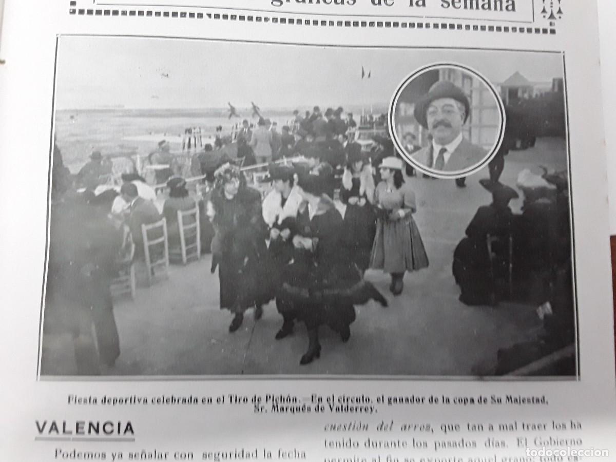 Collezionismo di Riviste e Giornali: TIRO PICHON MARQUES VALDERREY ESCUELA NORMAL MONASTERIO SANTO ESPIRITU MONTE VALENCIA A&Ntilde;O 1917