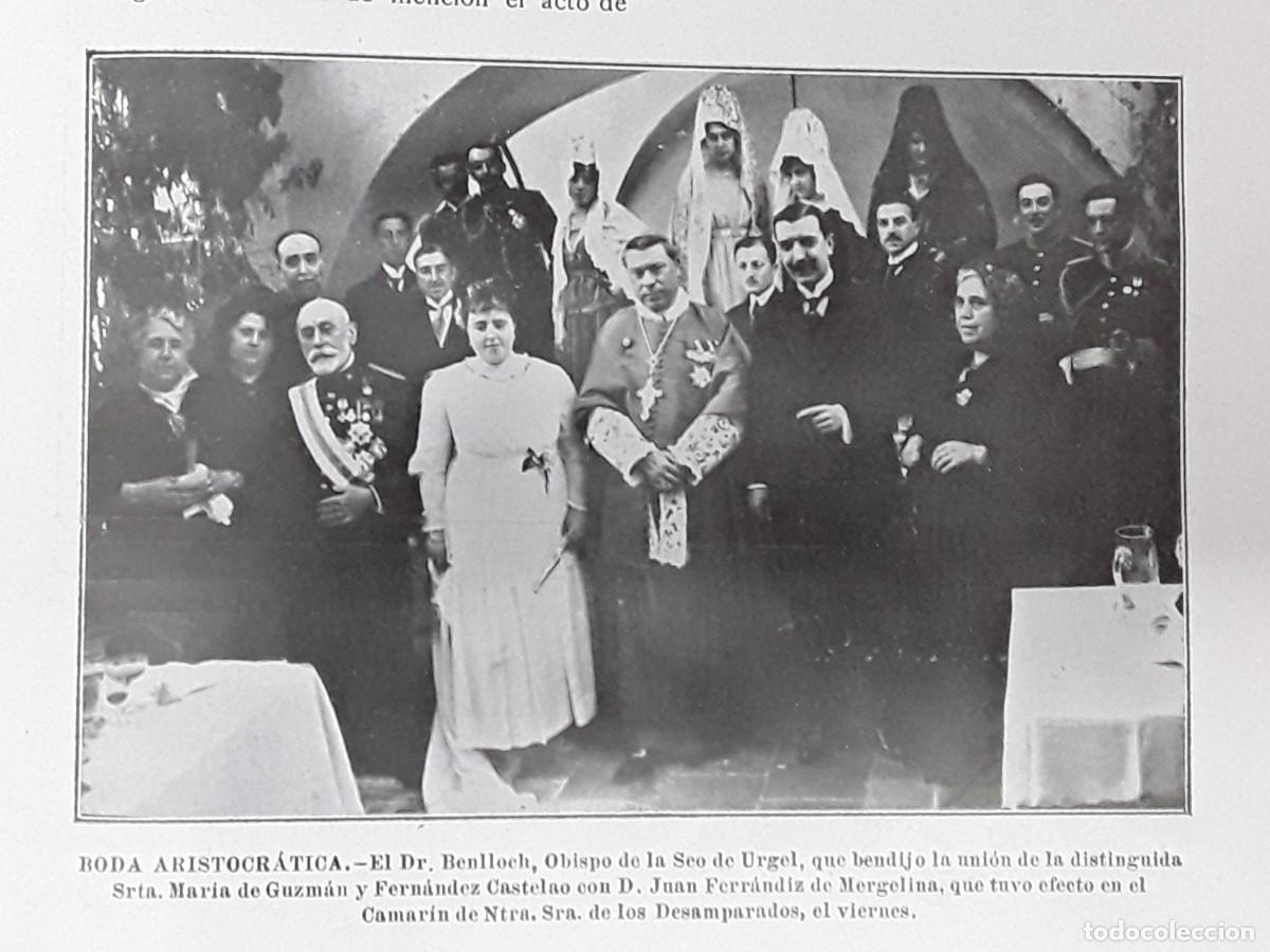 Collection Magazines and Newspapers: BODA MARIA DE GUZMAN Y FERNANDEZ CASTELAO CON JUAN FERRANDIZ DE MERGELINA VALENCIA A&Ntilde;O 1917