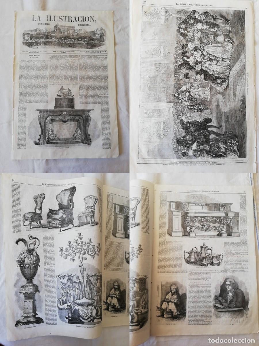 Collezionismo di Riviste e Giornali: ANTIGUO PERI&Oacute;DICO /OLD NEWSPAPER: LA ILUSTRACI&Oacute;N N&ordm;9 1852