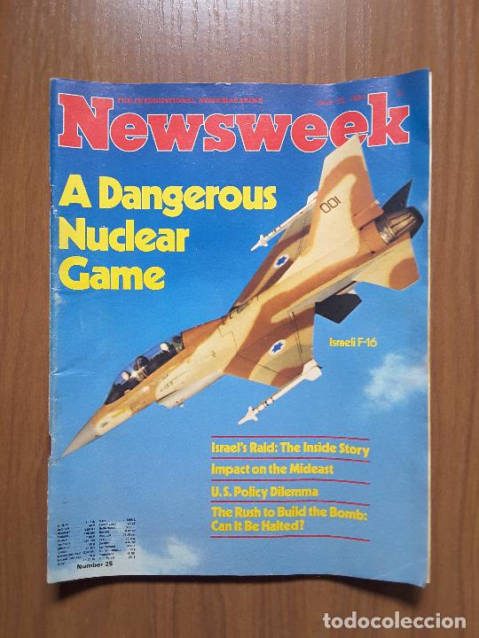 Colecionismo de Revistas e Jornais: Newsweek 22-6-1981