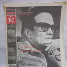 Coleccionismo de Revistas y Periódicos: Ñ, REVISTA DE CULTURA N°111 - LA PASIÓN SEGÚN PASOLINI - 2005. Lote 402338859