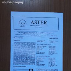Coleccionismo de Revistas y Periódicos: ASTER CIRCULAR 1-1996. Lote 402399834