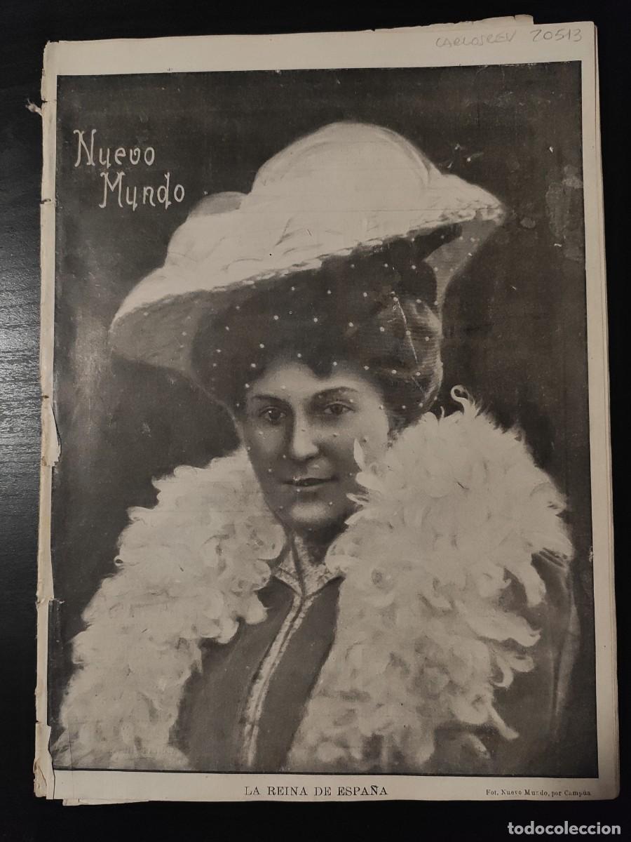 Collectionnisme de Revues et Journaux: REVISTA ILUSTRADA. NUEVO MUNDO. A&Ntilde;O XIII. N&ordm; 647. 31-MAYO-1906. LOS PR&Iacute;NCIPES EXTRANJEROS EN .. LEER