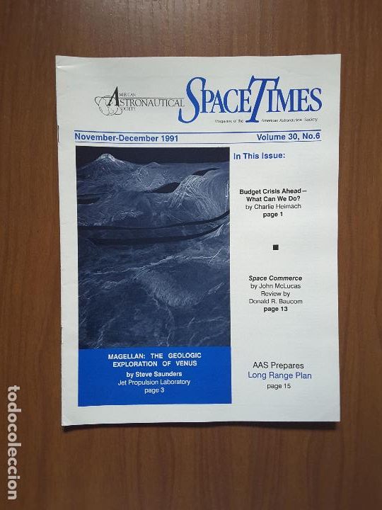 Collezionismo di Riviste e Giornali: Space Times Vol. 30-6