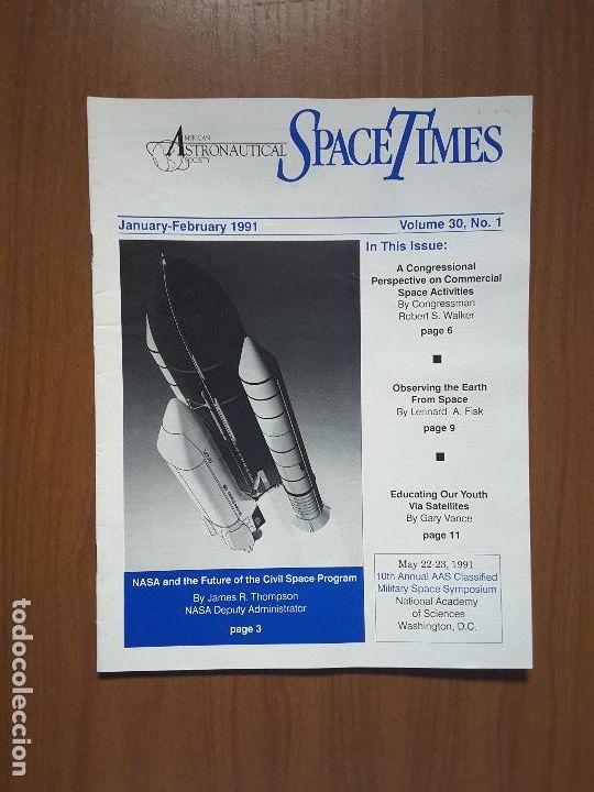 Collezionismo di Riviste e Giornali: Space Times Vol. 30-1
