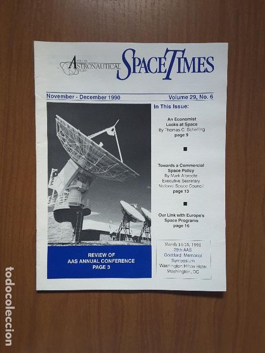 Collezionismo di Riviste e Giornali: Space Times Vol. 29-6