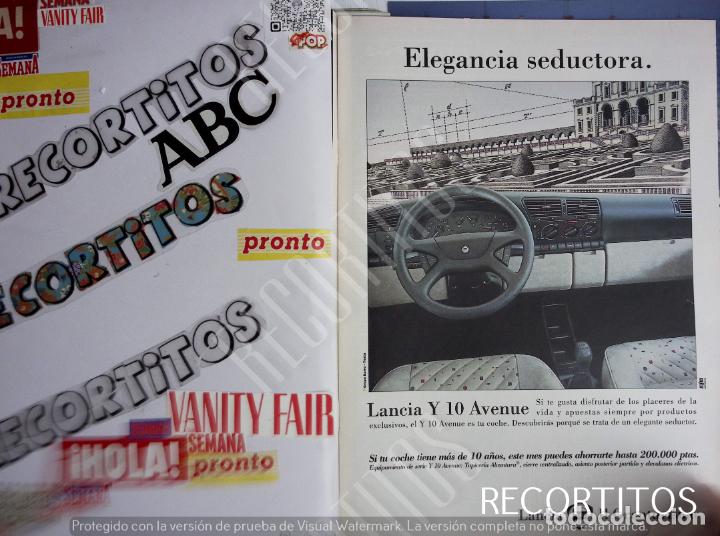 Coleccionismo de Revistas y Peri&oacute;dicos: LANCIA Y 10 ANUNCIO PUBLICIDAD