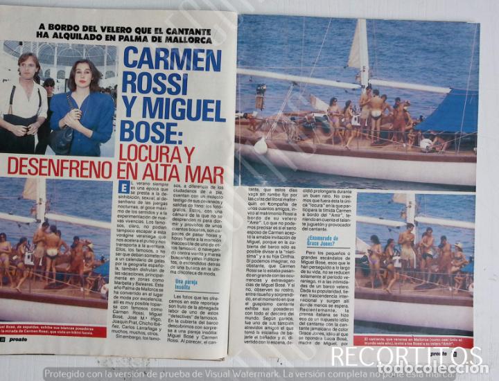 Coleccionismo de Revistas y Peri&oacute;dicos: EL CULO DE MIGUEL BOSE CARMEN MARTINEZ BORDIU