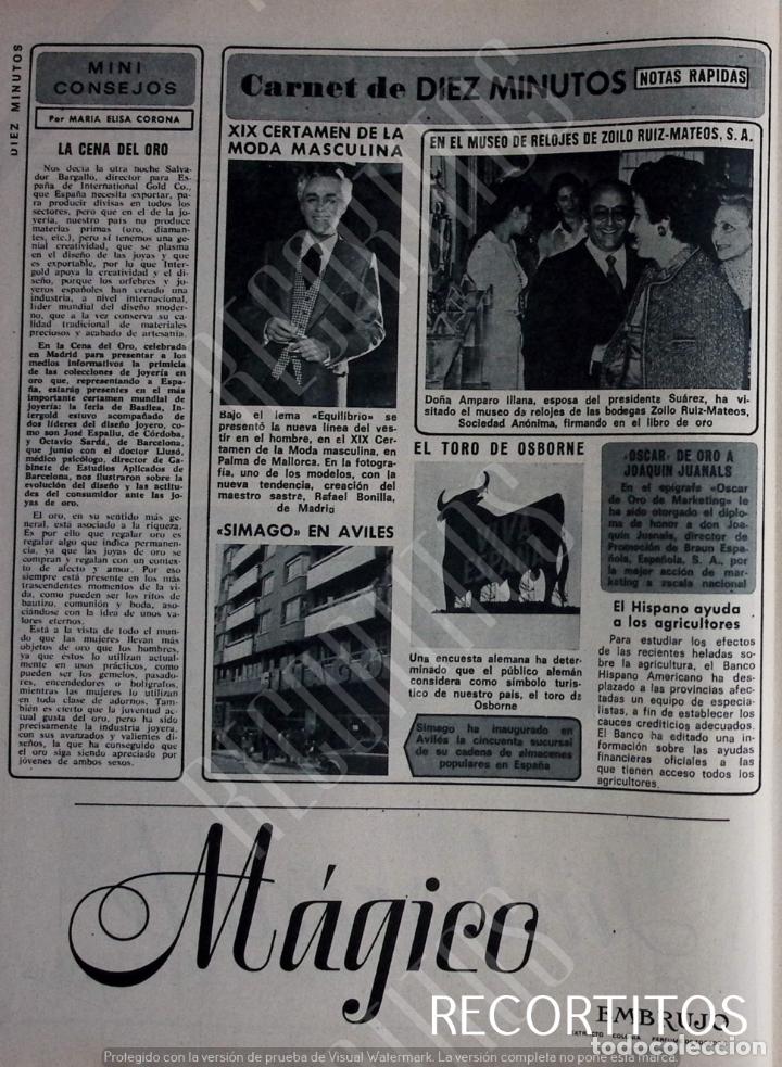 Coleccionismo de revistas y peri&oacute;dicos: SIMAGO MUSEO RELOJES BODEGAS ZOLLO RUIZ MATEOS
