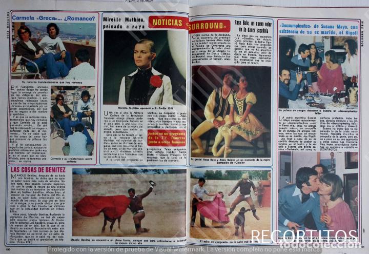 Coleccionismo de revistas y peri&oacute;dicos: MIREILLE MATHIEU CARMELA LAS GRECAS SUSANA MAYO