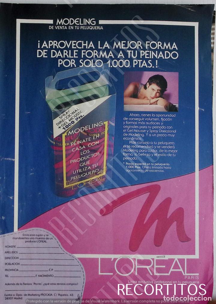 Coleccionismo de revistas y peri&oacute;dicos: MODELING L'OREAL ANUNCIO PUBLICIDAD