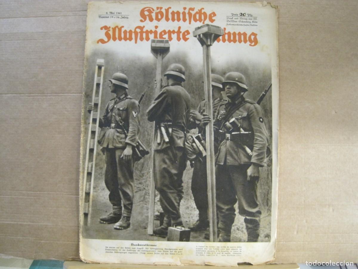 Collezionismo di Riviste e Giornali: K&Ouml;LNISCHE ILLUSTRIERTE ZEITUNG-N&ordm; 19 A&Ntilde;O 1941-REVISTA ANTIGUA ALEMANA-VER FOTOS-(V-24.080)