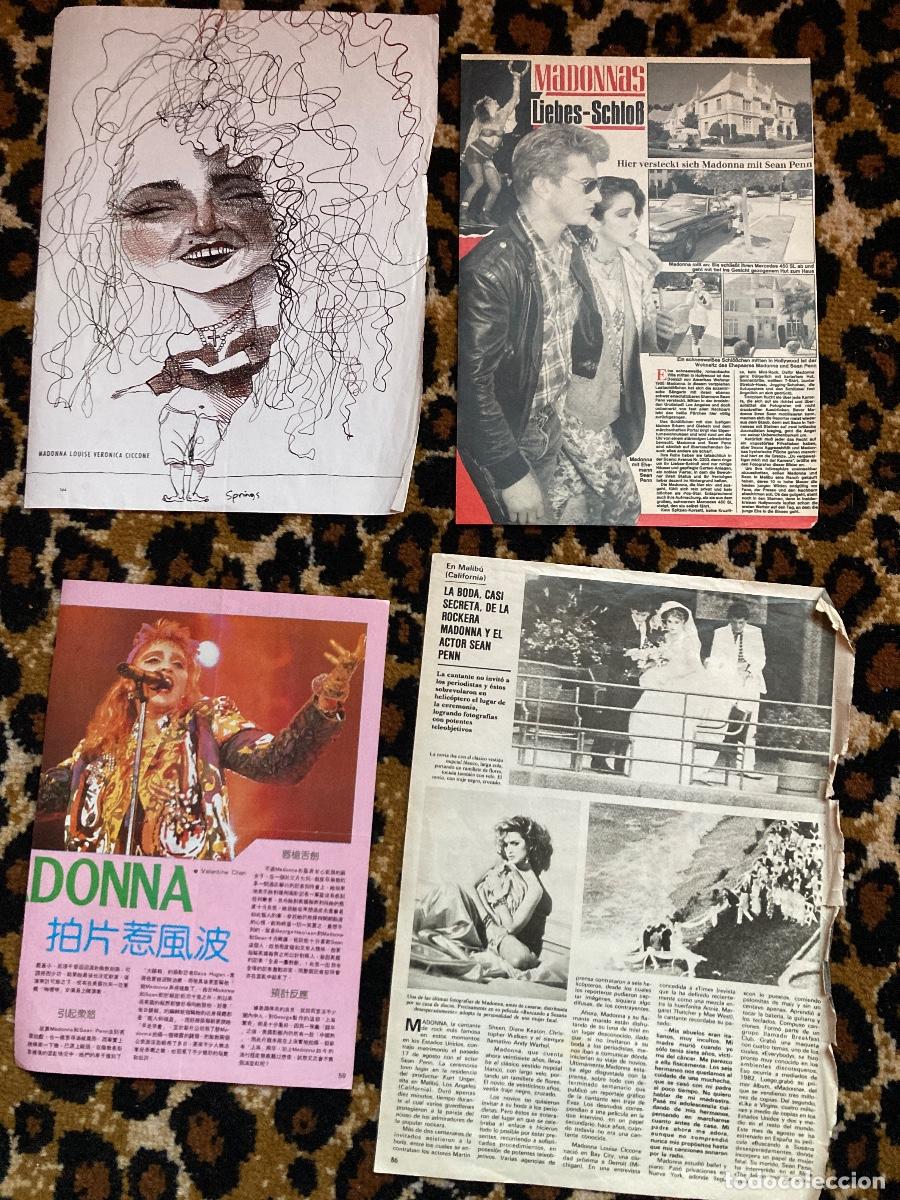 Collection Magazines and Newspapers: Lote #001 de 4 reportajes de revistas de Madonna a&ntilde;o 1985