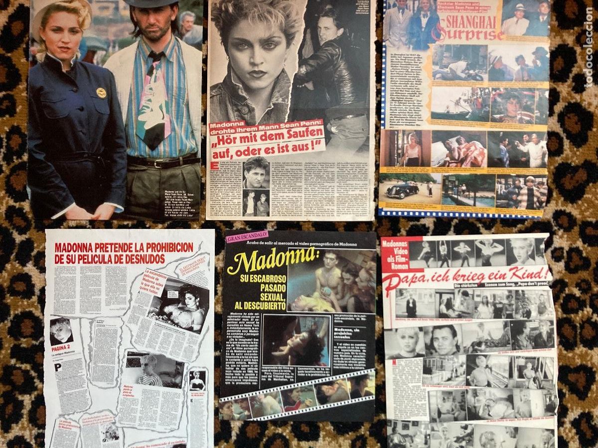 Coleccionismo de Revistas y Peri&oacute;dicos: Lote #002 de 6 reportajes de revistas de Madonna a&ntilde;o 1986