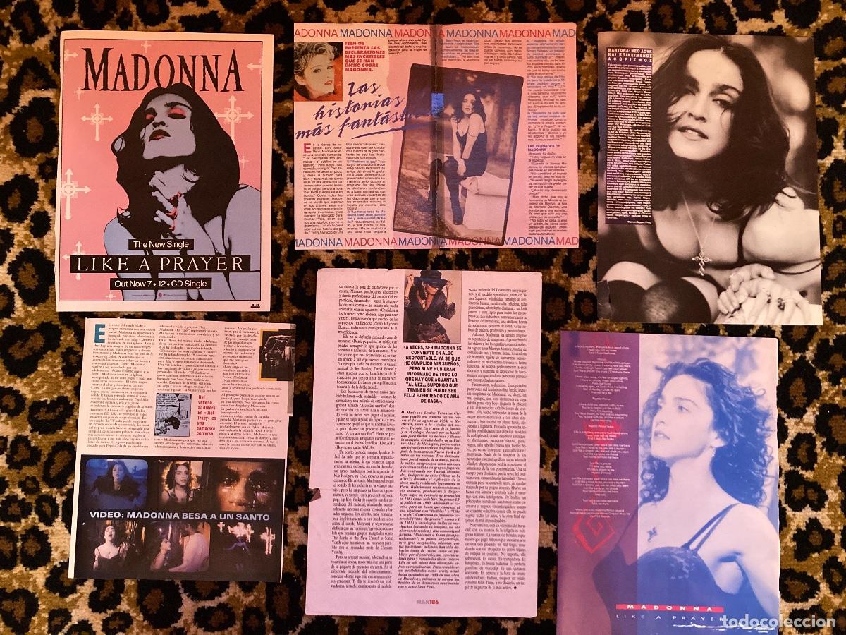Coleccionismo de Revistas y Peri&oacute;dicos: Lote #008 de 6 reportajes de revistas de Madonna a&ntilde;o 1989