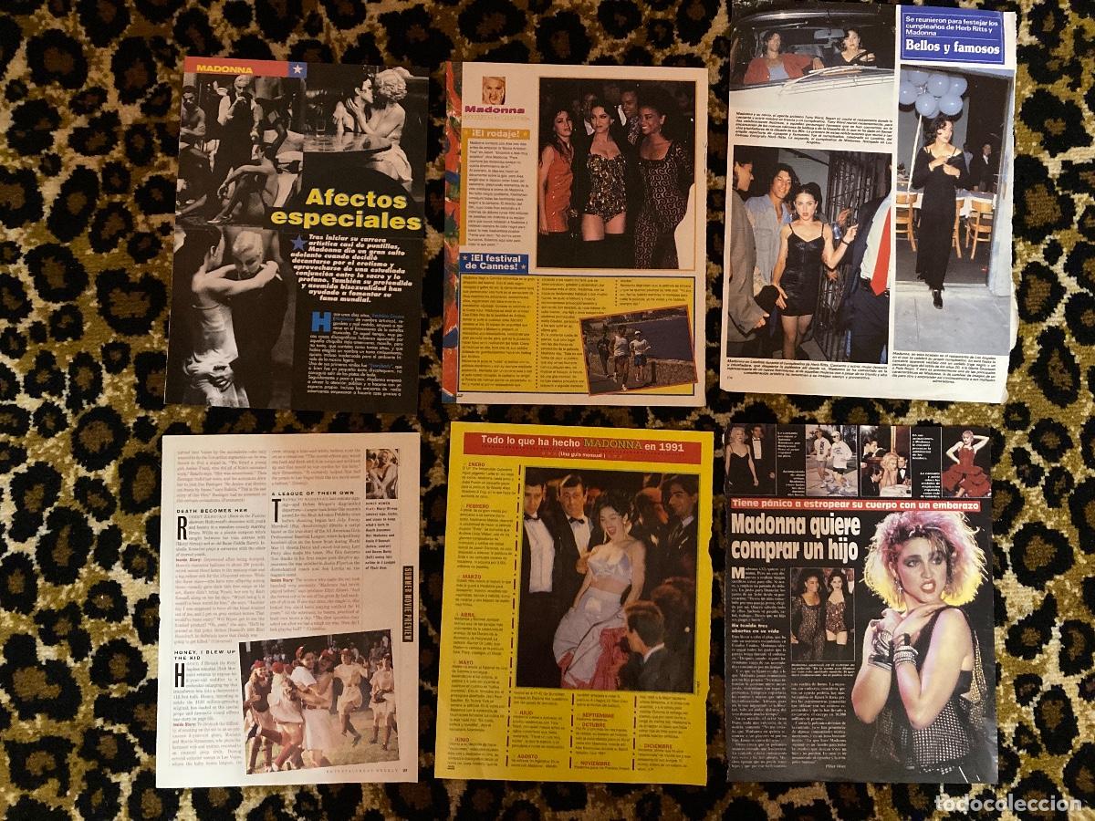 Collection Magazines and Newspapers: Lote #015 de 6 reportajes de revistas de Madonna a&ntilde;o 1991