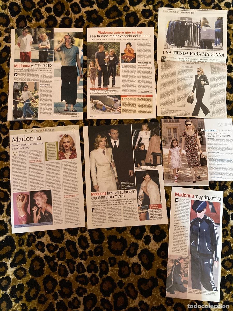 Coleccionismo de Revistas y Peri&oacute;dicos: Lote #020 de 7 reportajes de revistas de Madonna a&ntilde;o 2001 2002