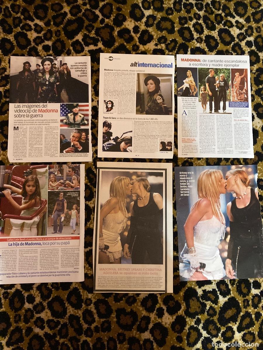 Coleccionismo de Revistas y Peri&oacute;dicos: Lote #021 de 6 reportajes de revistas de Madonna a&ntilde;o 2003