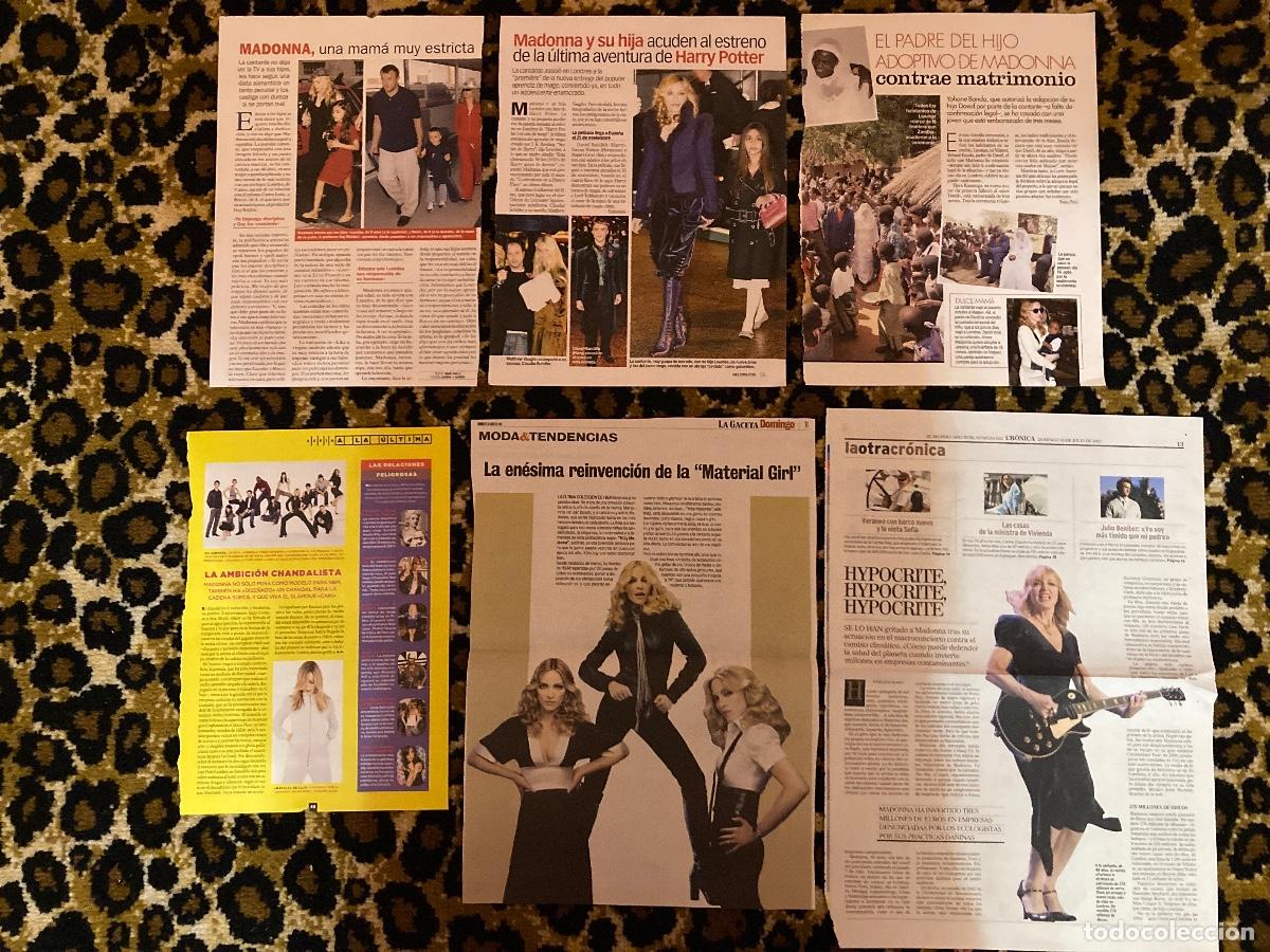 Collectionnisme de Revues et Journaux: Lote #023 de 6 reportajes de revistas de Madonna a&ntilde;o 2005 2006