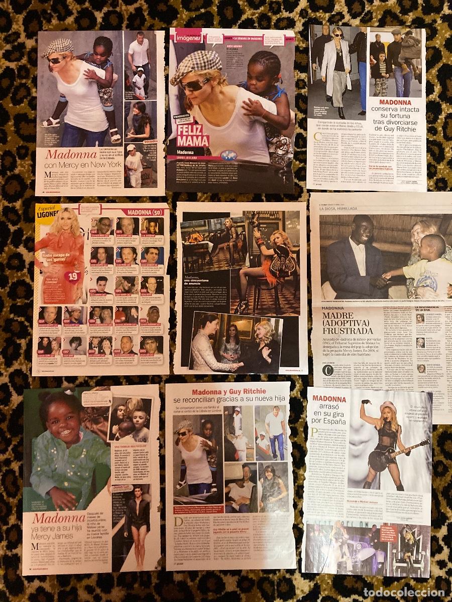 Coleccionismo de Revistas y Peri&oacute;dicos: Lote #026 de 9 reportajes de revistas de Madonna a&ntilde;o 2008 2009