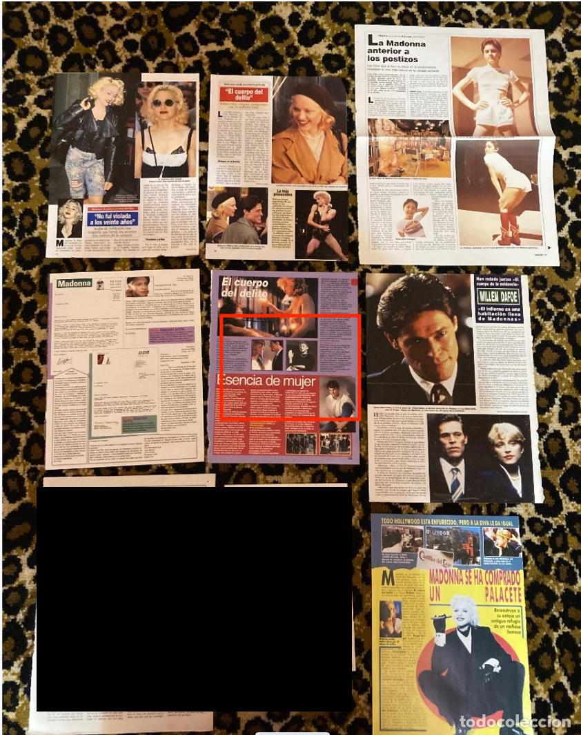 Coleccionismo de Revistas y Peri&oacute;dicos: Lote #017 de 7 reportajes de revistas de Madonna a&ntilde;o 1993 1994