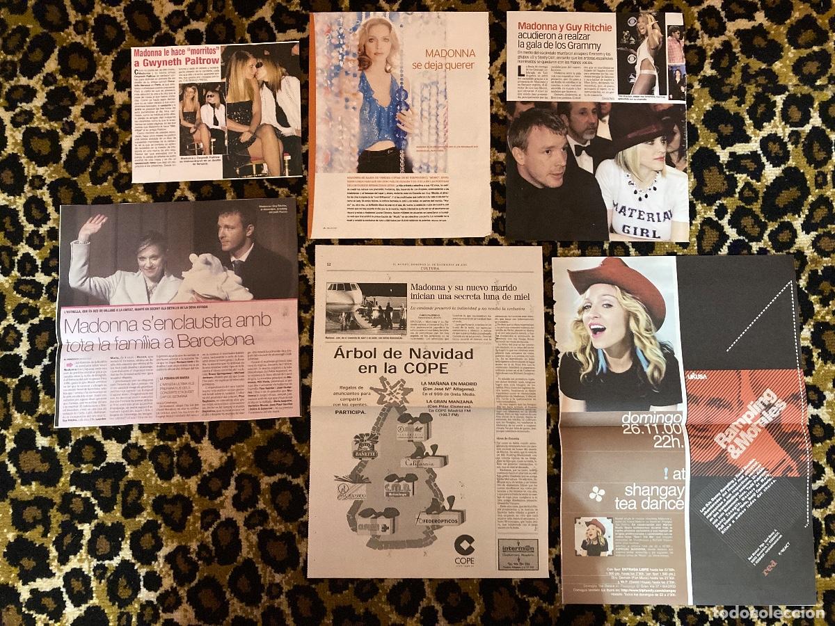 Coleccionismo de Revistas y Peri&oacute;dicos: Lote #019 de 6 reportajes de revistas de Madonna a&ntilde;o 2000 2001