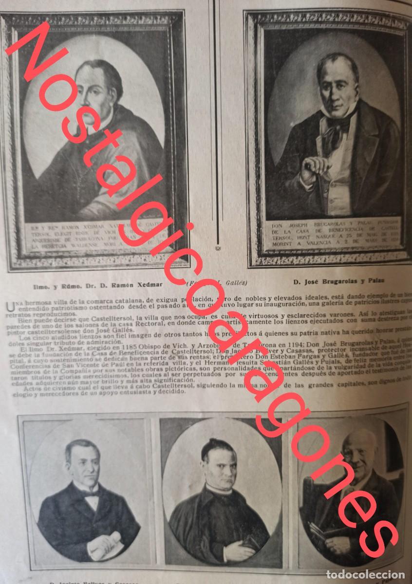 Collezionismo di Riviste e Giornali: Castelltersol galer&iacute;a ilustres patricios foto revista principio siglo XX 191X