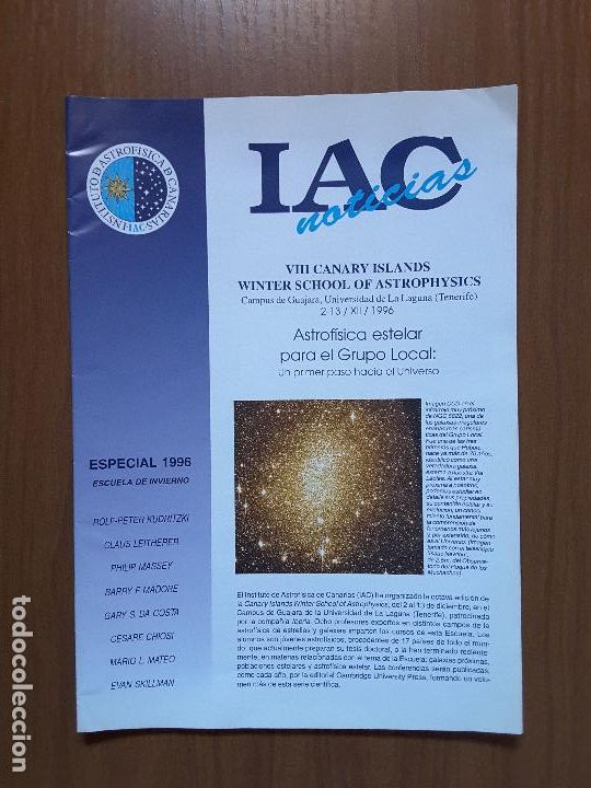 Collezionismo di Riviste e Giornali: IAC Noticias Especial 1996