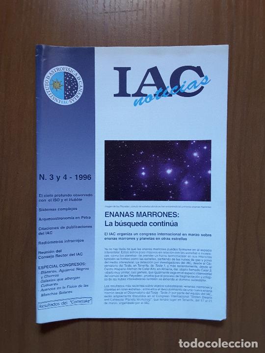 Coleccionismo de revistas y peri&oacute;dicos: IAC Noticias 3/4-1996