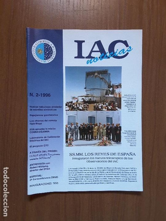 Collezionismo di Riviste e Giornali: IAC Noticias 2-1996