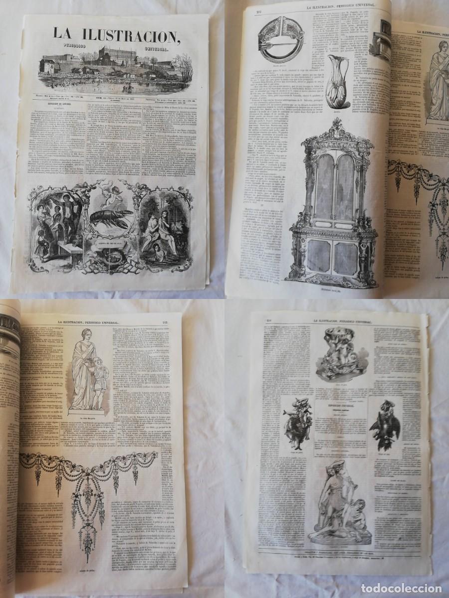 Collezionismo di Riviste e Giornali: ANTIGUO PERI&Oacute;DICO /OLD NEWSPAPER: LA ILUSTRACI&Oacute;N N&ordm;22 1852